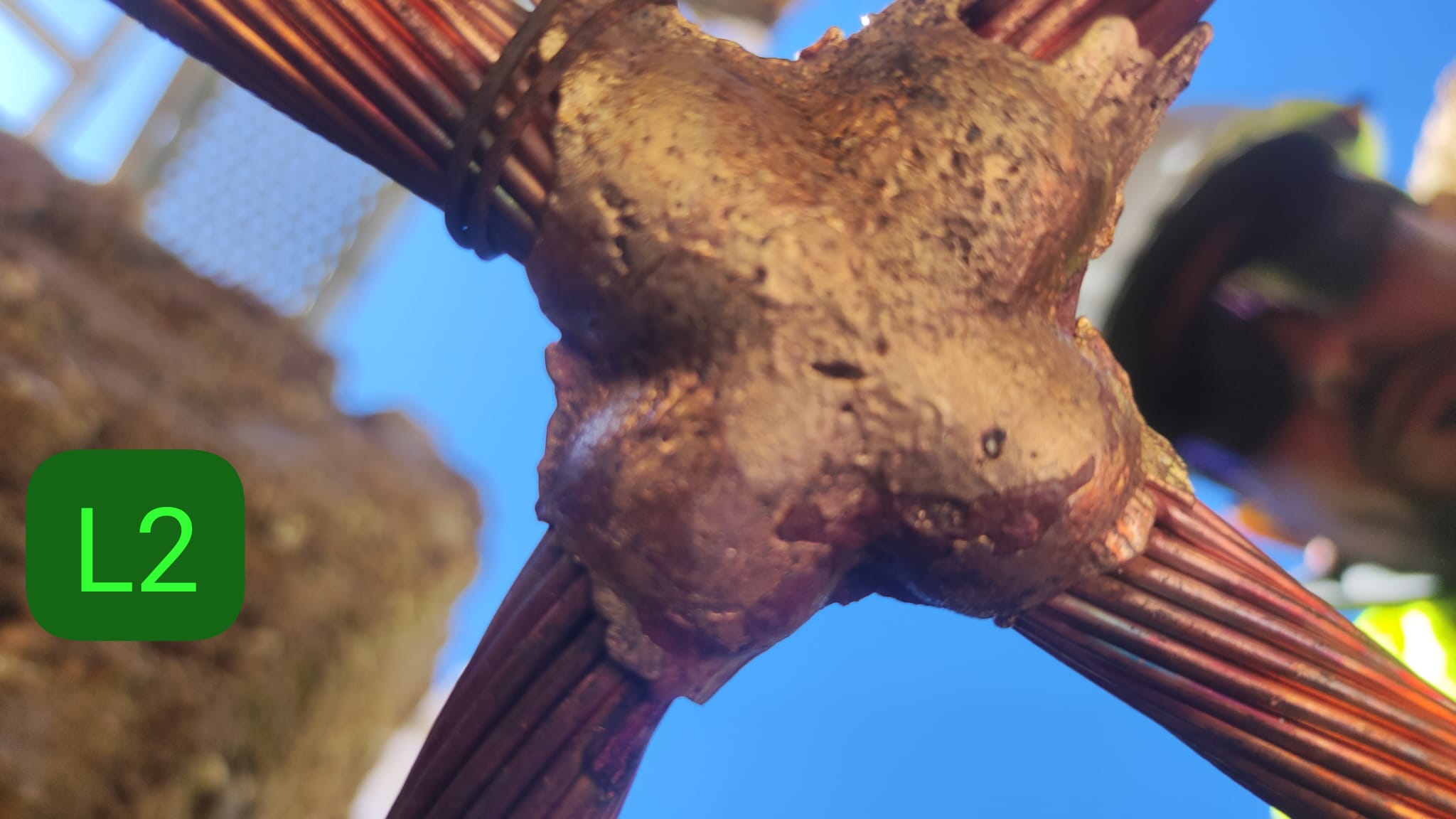 Earthing conductor joint