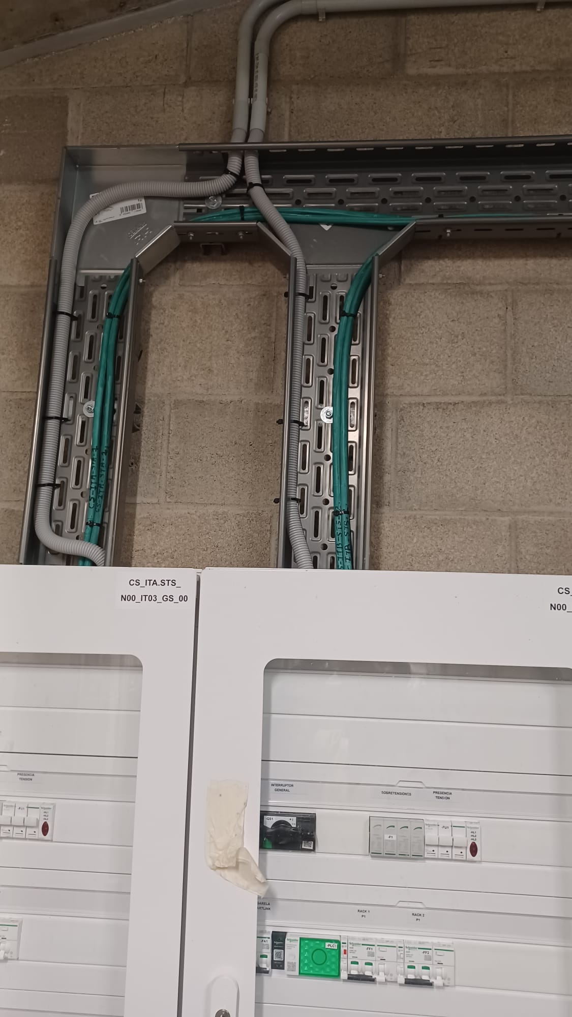 Electrical panel installation